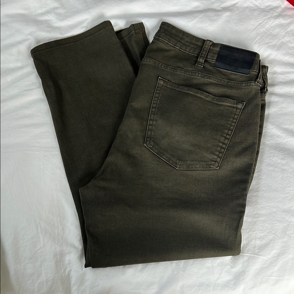 Men's Olive Jeans